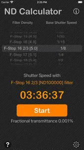 Neutral Density Calculator screenshot 4