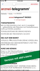 arznei-telegramm & atd screenshot 1