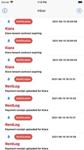 RentLog screenshot 2