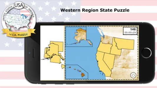 USA Puzzle • Geography screenshot 2