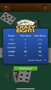 Crazy Eights - Classic Cards screenshot 2