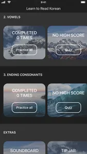 Learn Korean Hangul Alphabet screenshot 1