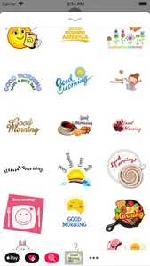 Good Morning Stickers 2018 screenshot 2