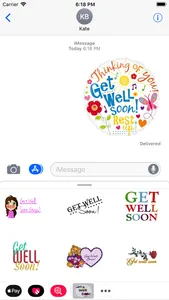 Get Well Soon Stickers 2018 screenshot 1