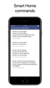 Commands for Siri screenshot 1