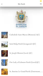 Eparchy of St. Maron - Canada screenshot 2