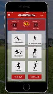 xFlagFootball screenshot 1