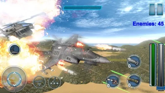 F35 Jet Fighter Dogfight Chase screenshot 1