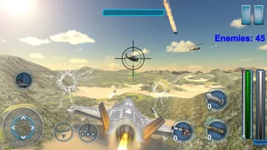 F35 Jet Fighter Dogfight Chase screenshot 2