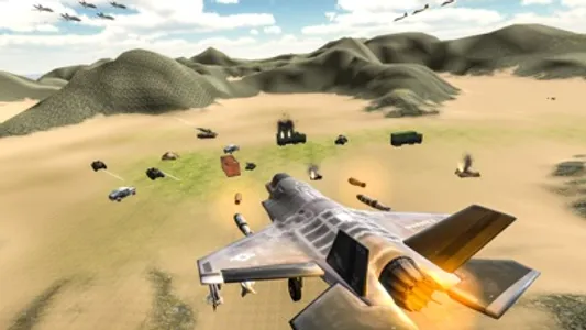 F35 Jet Fighter Dogfight Chase screenshot 4