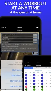 WOApp - Workout tracker screenshot 1