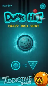 Dunk Hit-Crazy Ball Shot screenshot 0