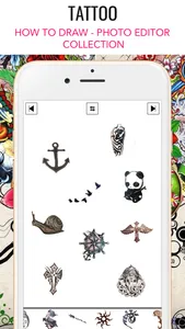 Tattoo : How to Draw & Editor screenshot 3