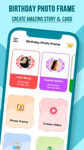 Bday Video Maker, Wishes, Card screenshot 2