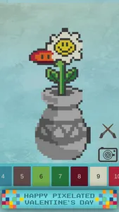 Valentines Pixel Coloring Book screenshot 1