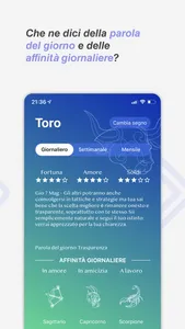 Only Oroscopo screenshot 2