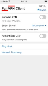 PairVPN screenshot 1