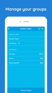 Fantasplit - Split group bills screenshot 3
