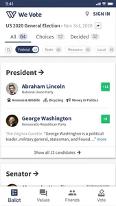 We Vote Ballot Guide,  @WeVote screenshot 0