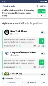 We Vote Ballot Guide,  @WeVote screenshot 1