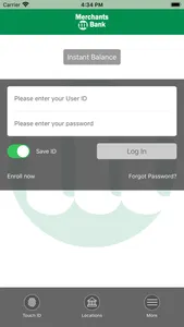 Merchants Bank Mobile Banking screenshot 1