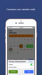 Work-Calendar screenshot 4