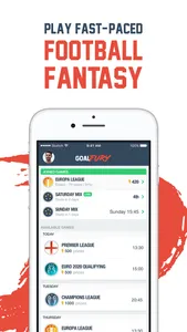 Goalfury - Fantasy football screenshot 0