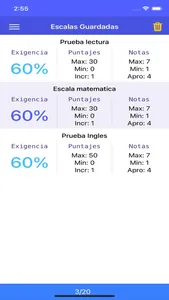 Escala de Evaluaciones screenshot 4