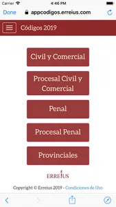 Erreius Códigos screenshot 2