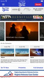 Blue Ridge PBS App screenshot 1