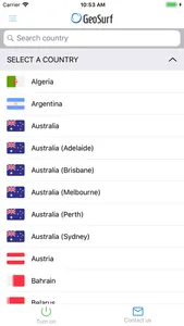 GeoSurf VPN screenshot 1