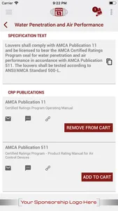 AMCA Spec screenshot 4