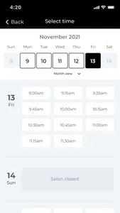 Back II Black Salon screenshot 1