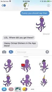 Happy Octopi Stickers screenshot 1