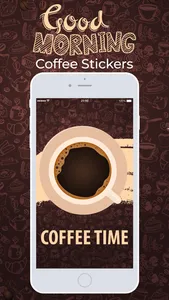 Good Morning Coffee Stickers screenshot 0