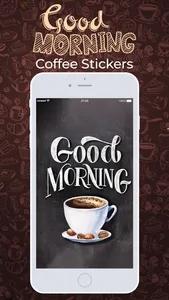 Good Morning Coffee Stickers screenshot 1