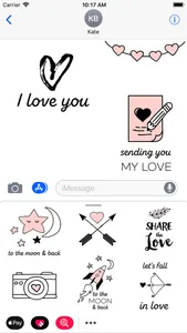 Believe in Love emoji stickers screenshot 1