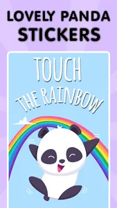 Lovely Panda Stickers & Emojis screenshot 0