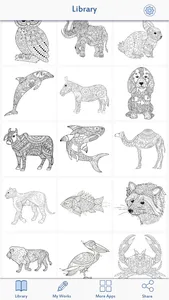 Animal Coloring Pages Games screenshot 1