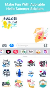 Hello Summer Stickers! screenshot 3