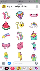 Pop Art Designs Stickers screenshot 0