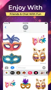 Carnival  Mask Stickers screenshot 3