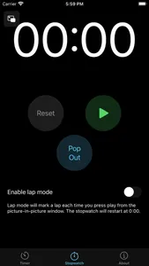 Pop Out Timer & Stopwatch screenshot 1