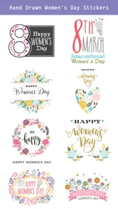 Happy Women's Day Stickers Set screenshot 2