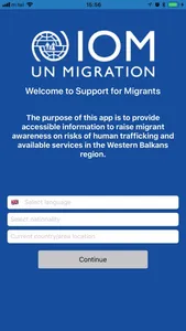 Support for migrants screenshot 0