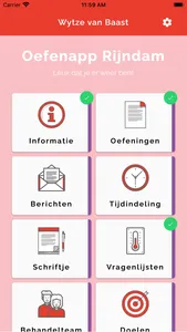 Oefenapp Rijndam screenshot 1