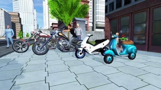 Bike Taxi Driver 3D screenshot 0