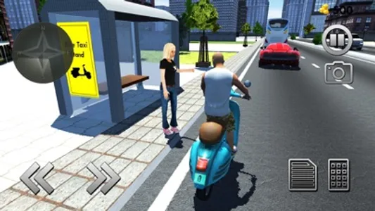 Bike Taxi Driver 3D screenshot 1