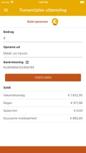 Tijdspaarfonds screenshot 2