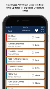 UIUC Bus screenshot 3